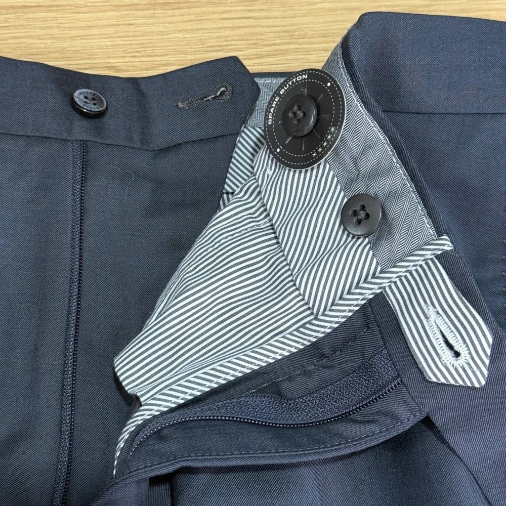 New Ermenegildo Zegna TROFEO COMFORT Wool Regular Fit Dress Pants Sz 36x29 NWOT